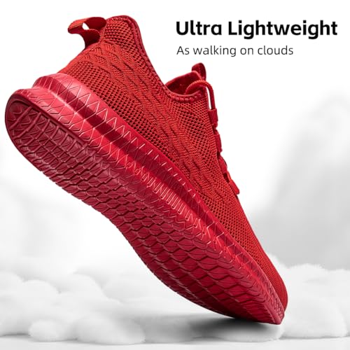 Image of Mens Slip On Walking Shoes Sneakers Running Shoes Trainers Athletic Gym Fitness Sport Shoes Non Slip Breathable Mesh Workout Fashion Breathable Comfortable