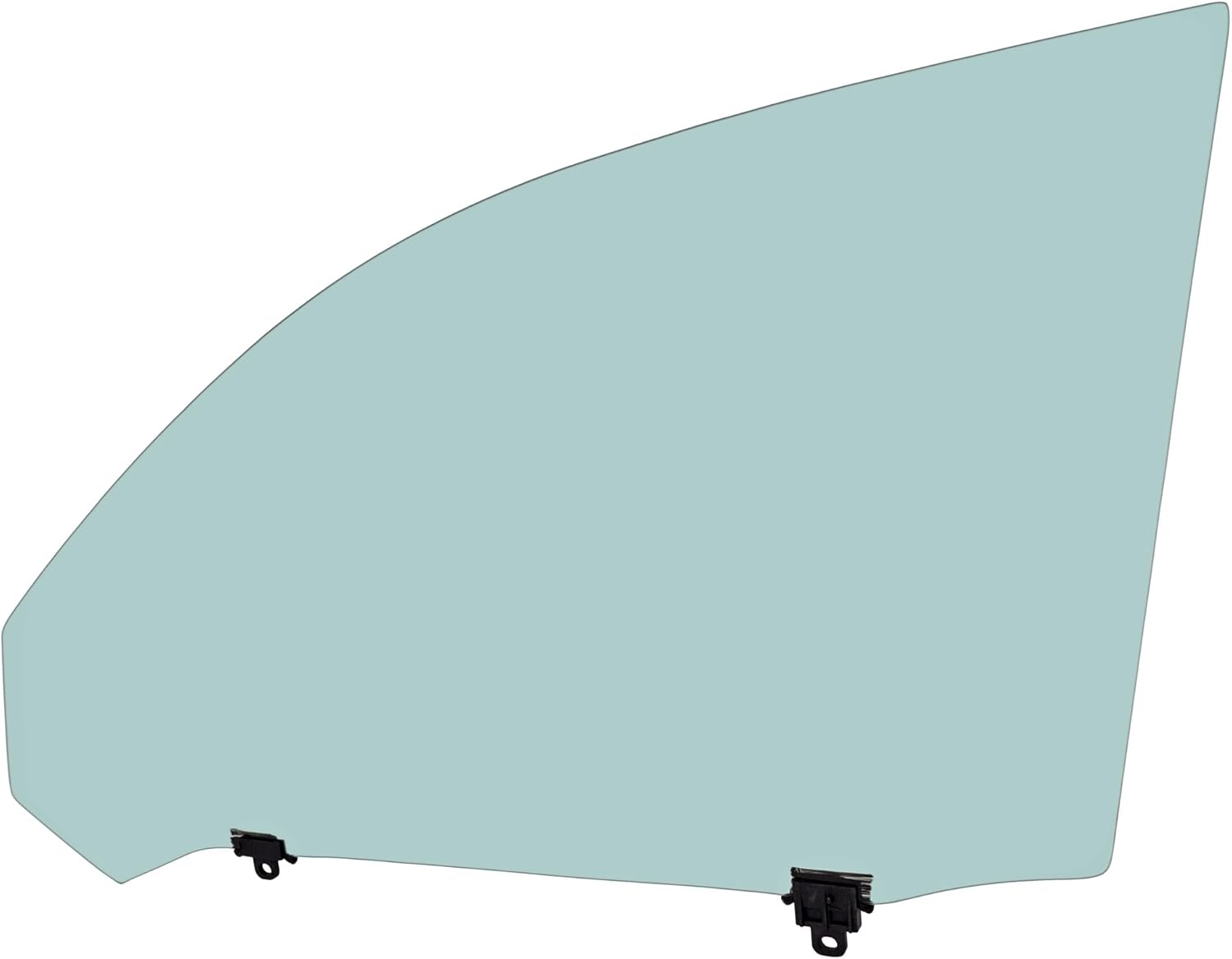 JC Whitney Door Glass Compatible with Toyota Highlander 2008-2013 Front, Driver Side, Green Tint, FD23623GTY