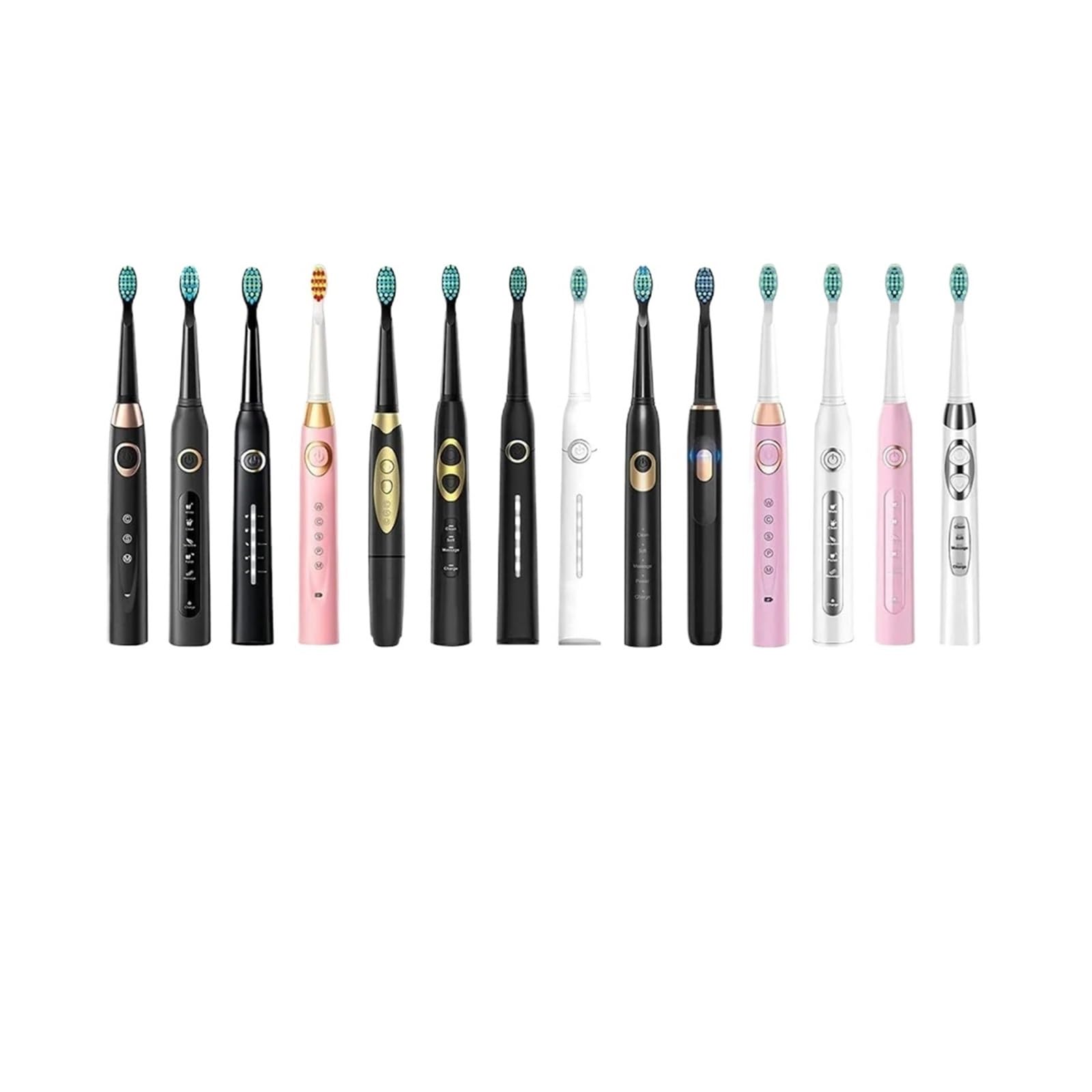 ,Cabezal de cepillo de dientes eléctrico, | Limpia mientras masajea y calma las encías, puntas redondeadas que no lastiman las encías, alcanza suavemente(4 Pcs pink)