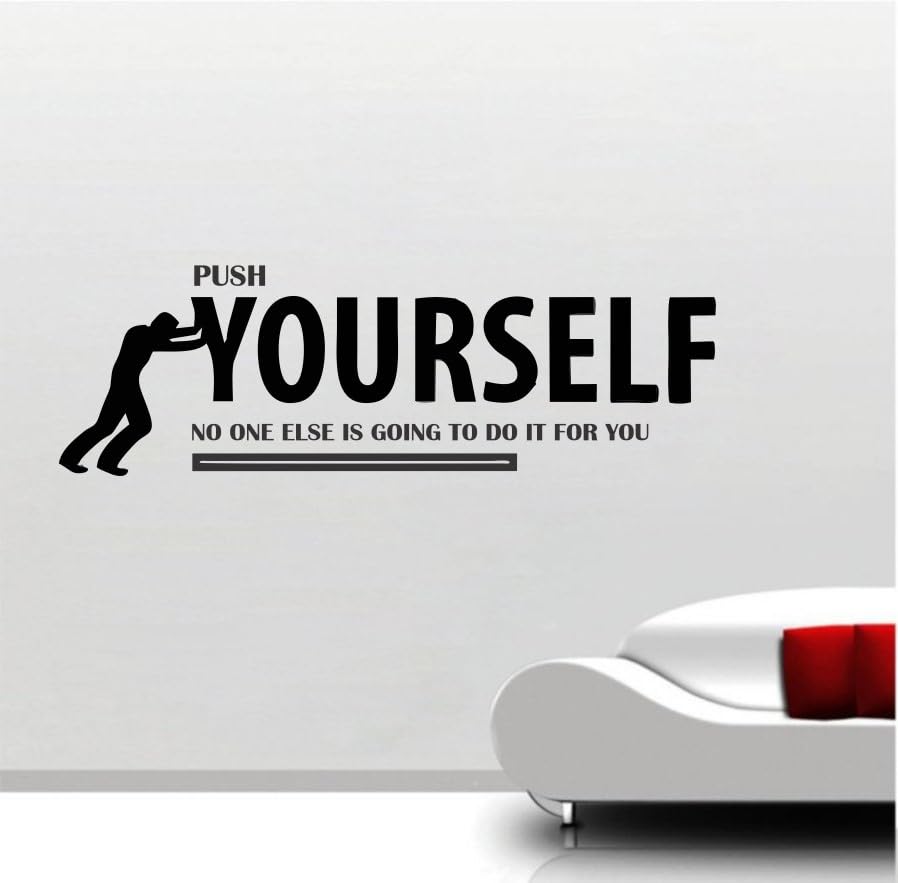 Image of Motivational, Inspirational, Tamil, Discipline Quotes Wall Sticker for Living Room, Bedroom, Kids Room, Big Size Sticker, 3D Sticker, PVC Vinyl, Wall Sticker God (Pack 1) (QT-2)