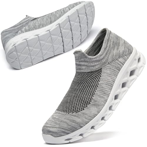 Image of MERPHINE World's Most Comfortable Slip-on Sneakers, No Straps, Women's, Men's, Indoor Wear, Walking, Standing Work, Commuting, Mesh, Lightweight, Easy to Walk, Fashionable, Summer, Breathable