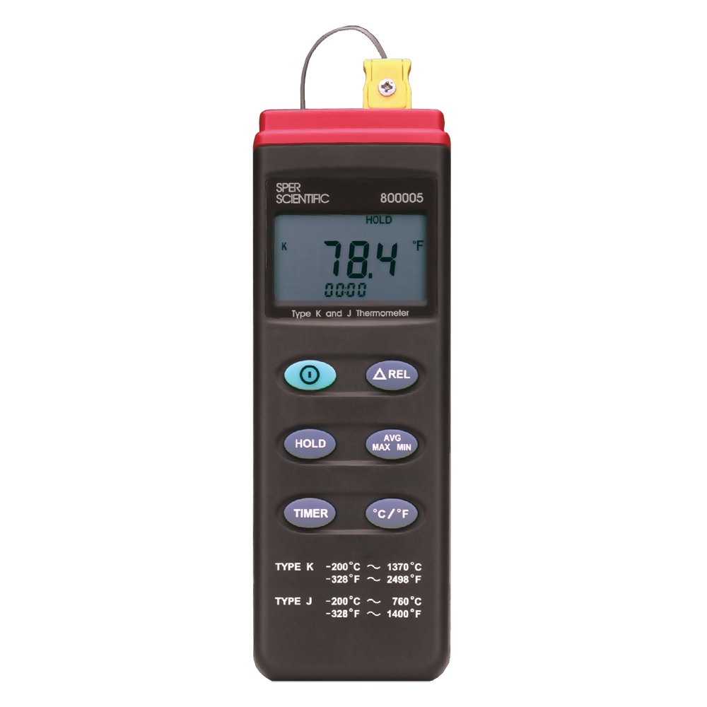 Sper Scientific 800005 Type K/JThermocouple Thermometer with RS232 Output