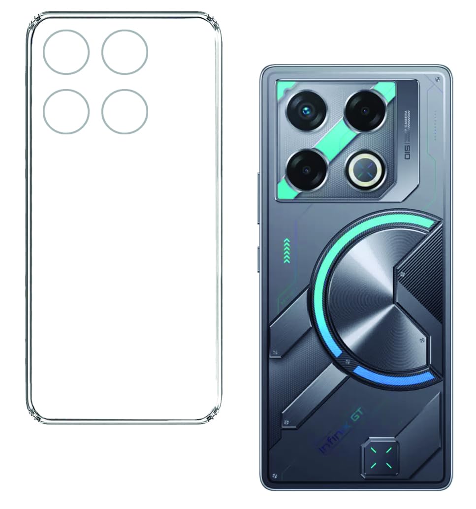 Inktree Infinix GT 20 Pro 5G Back Cover | Slim Soft Back Case for Infinix GT 20 Pro 5G (Transparent) (B0D88XGS9W) Amazon Price History, Amazon Price Tracker