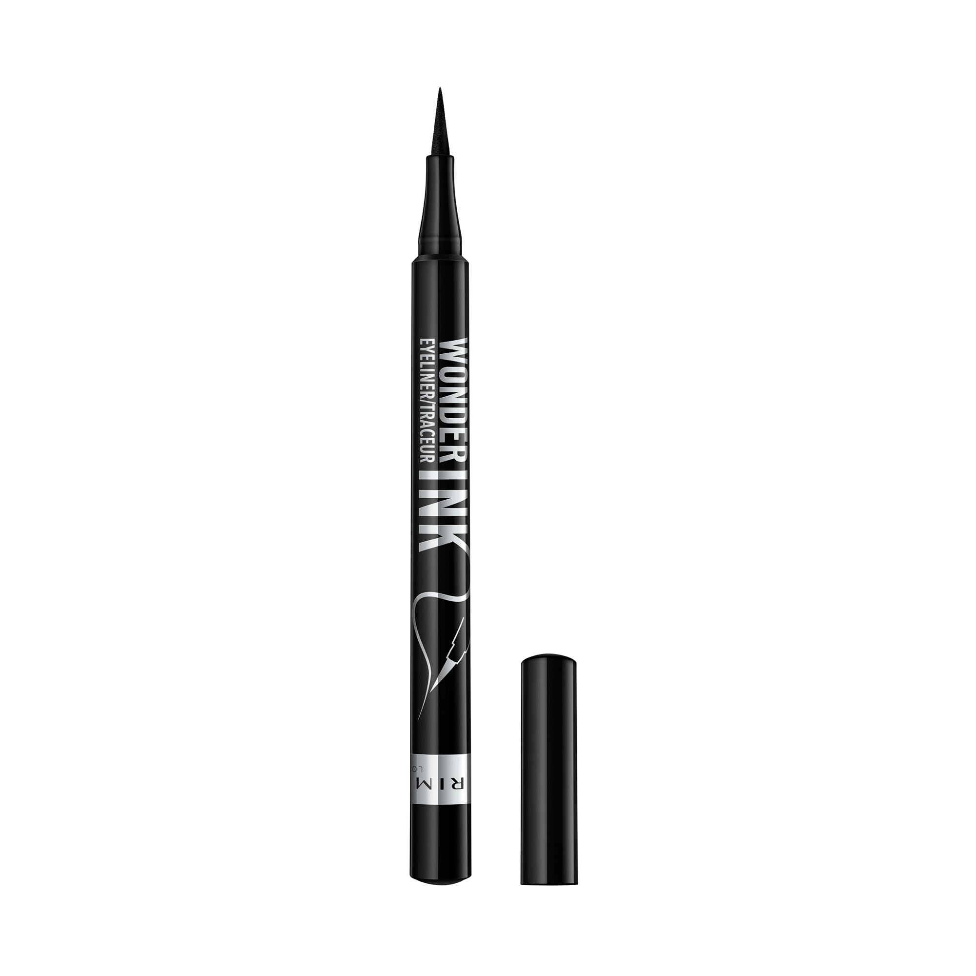 Rimmel London Wonder'Ink Liner Eyeliner Liquido, Negro 001, 1 ml (0.03 FL OZ)