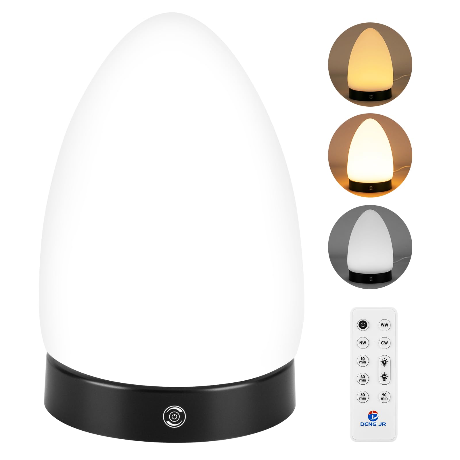 Tageslichtlampe 10000 Lux - Dimmbare LED Lichttherapielampe mit 3 Farben, 4 Helligkeitsstufen und Timer - Ideal für Schlafzimmer, Wohnzimmer und Büro