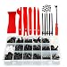 Auto Clips Car Retainer Body Clips Door Bumper Trim Clips Replacement Parts Car Trim Removal Tool Set 6 Pcs with Fastener Remover for Car Dash Radio Door Panel for Ford GM Toyota Honda Chrysler