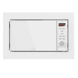Cecotec Microondas encastrable Digital GrandHeat 2350 Built-In White. 900W, Integrable, 23 Litros, Grill, 9 Funciones preconfiguradas, Quick Start, Temporizador