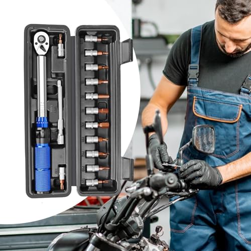 Clé dynamométrique pour vélo avec douilles réglables et extension de précision