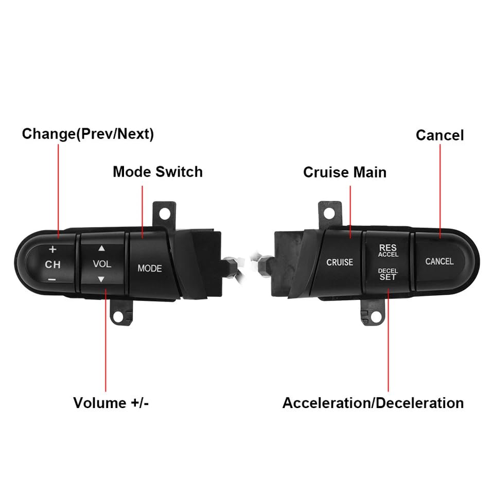 Steering Wheel Multifunction Control Press Key Fit for Honda Civic 1.8L 2006 to 2008