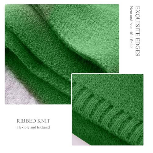 Winter Knitted Scarf Women Men Australian Wool Scarf Solid Color Long Neck Scarf Pashmina Warm Collar Scarf 160×20cm4