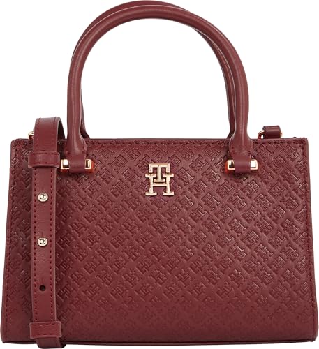 Image of Tommy Hilfiger Women's Monogram Mini Tote Bag With Removable Crossbody Strap