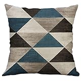  Irrégulière géométrique Housse de Coussin décor de Chambre Motif imprimé 60x60 Polyester taie d\'oreiller canapé taies d\'oreiller Livraison directe