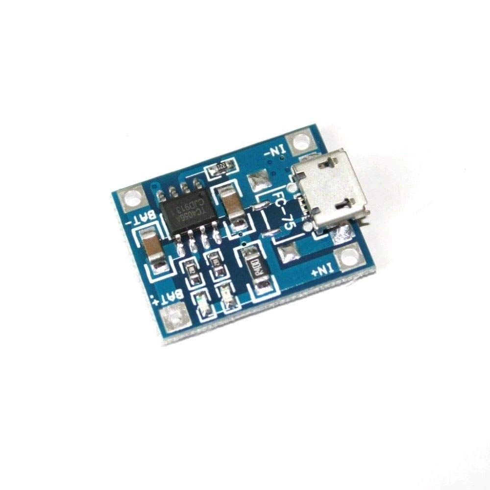 Aideepen 6 stuks TC4056 Type-C USB-C-interface USB-ingangsinterface 5 V