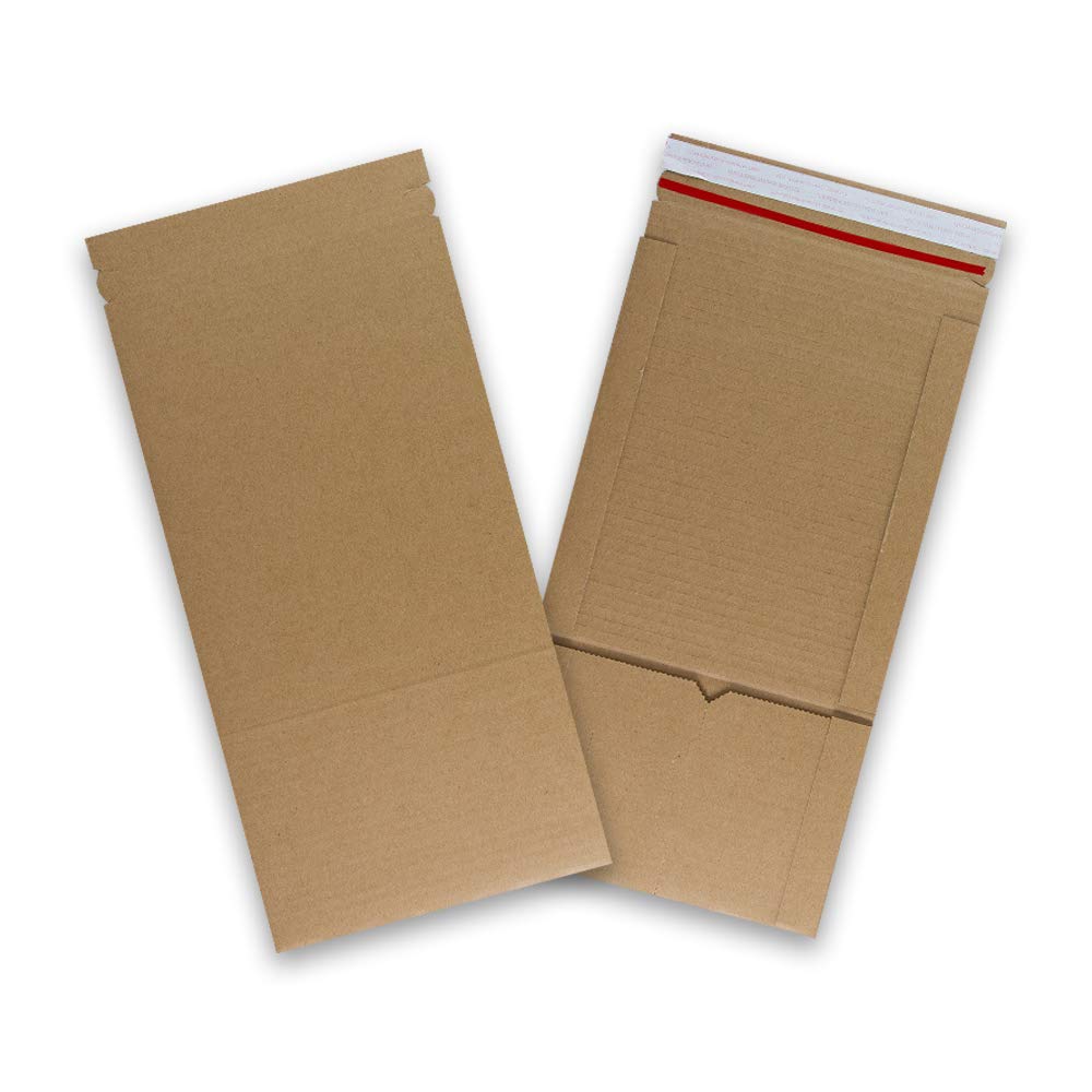 AKAR Book Wrap Box Mailer - Packaging Postal Boxes For DVDs Books A5 Size (217x155 mm). (Pack of 50)