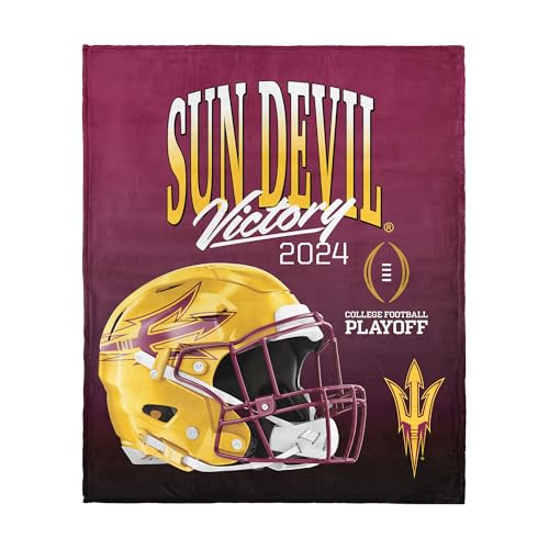 Northwest NCAA Arizona State Sun Devils 2024 Playoffs Silk Touch Throw Blanket, 50