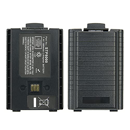 7.4 1880mAh Sepura STP8000 Batterie pour Sepura STP8000 STP8020 STP8030 STP8035 STP8038 STP8040 STP9000 Batterie Li-Polymère de Remplacement pour Radios Bidirectionnelles Cover