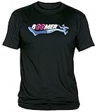 Camisetas EGB Camiseta Boomer Adulto/niño ochenteras 80´s Retro (M, Negro)