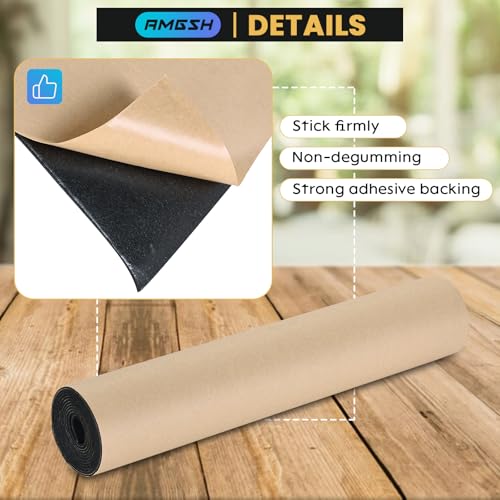 Image of Sponge Neoprene with Adhesive Foam Rubber Sheet, 1 /16 inch Thick X 12 inch Wide X 54 inch Long Padding Gaskets,Crafts for Weather proofing or Stripping DIY Gasket or Sealing Material