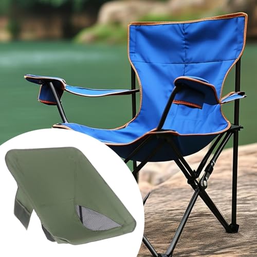 Housse de rechange pour chaises pliantes verte idéale pour pique-nique et jardin