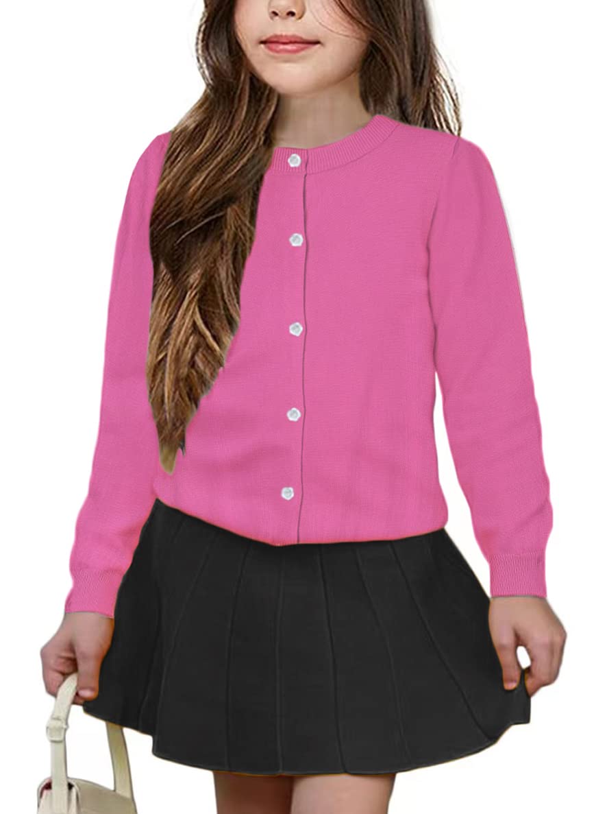 Cardigan Pour Enfants Coton - VidaXL - Rose