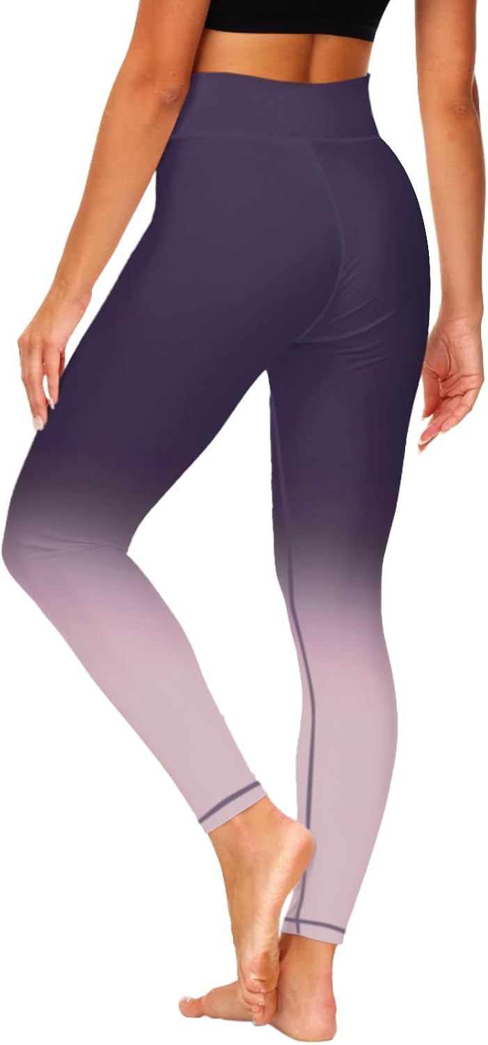 Deerose Print Swim Pants for Women Sun Protection High Waisted Swimming Leggings Rash Guard Pants