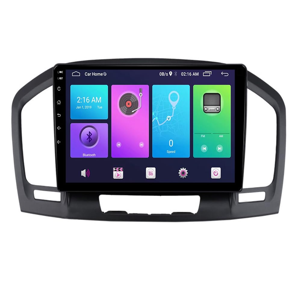 Touch Screen Multimedia Player Car Stereo for BUI-CK Regal 2009-2013 Android 9 inch 2 Din Radio GPS Navigation with 4G Wifi Mirror Link
