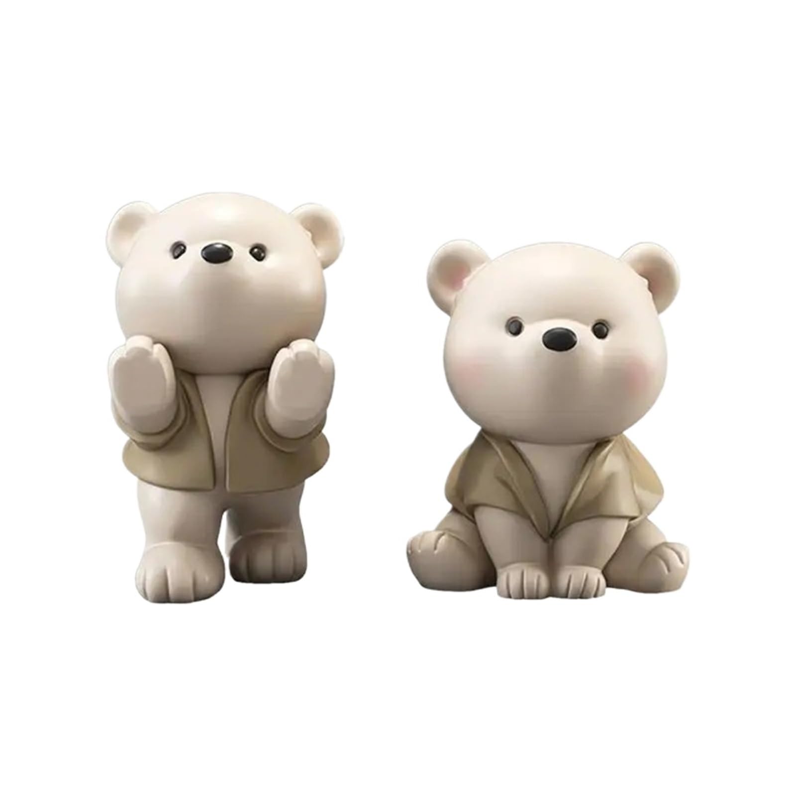Bookends Reliable-Cute Bear Decorative Bookends, Unique Book Ends To Hold Books Heavy Duty Holder Organizer Stopper For Home Decor
