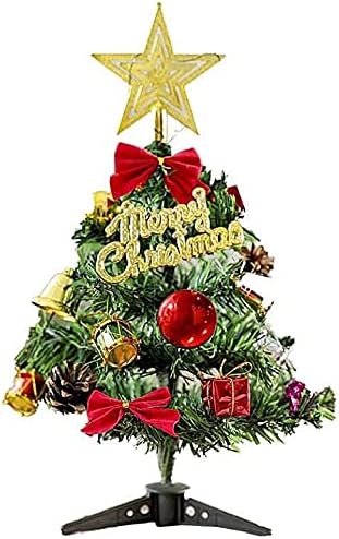 好評にて期間延長 ミニクリスマスツリー卓上クリスマスツリー人工ミニクリスマスパインツリー ホームパーティーの装飾のためのsngの装飾品50cmニースとファッション