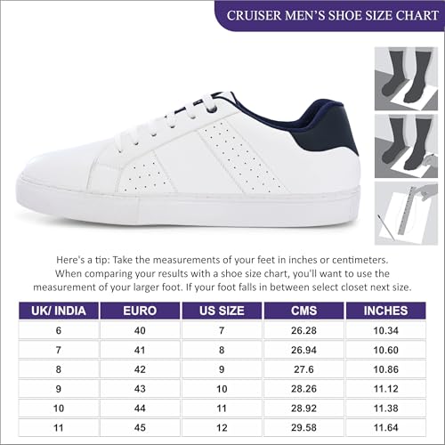 Image of Cruiser Mens Sneaker| Comfort & Style with Soft Cushioned Insole | Classic Canvas Sneakers for Effortless Style |Trendy Lace-Up Design for Casual Outfits (2625)