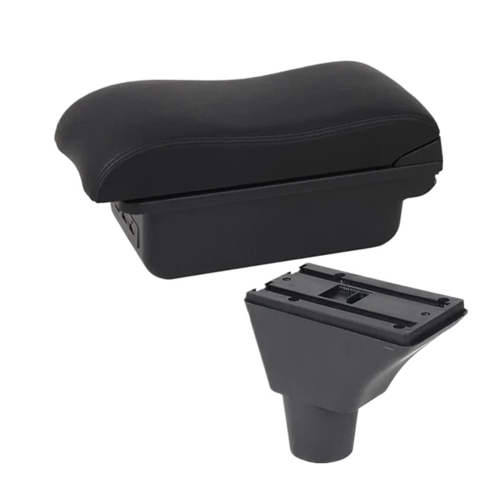 UMDJJU For Citroen For C3 For C4 Car Armrest Storage Box Interior Dedicated Retrofit Accessories Car Centre Console Armrest Box(B2 black line 3USB)