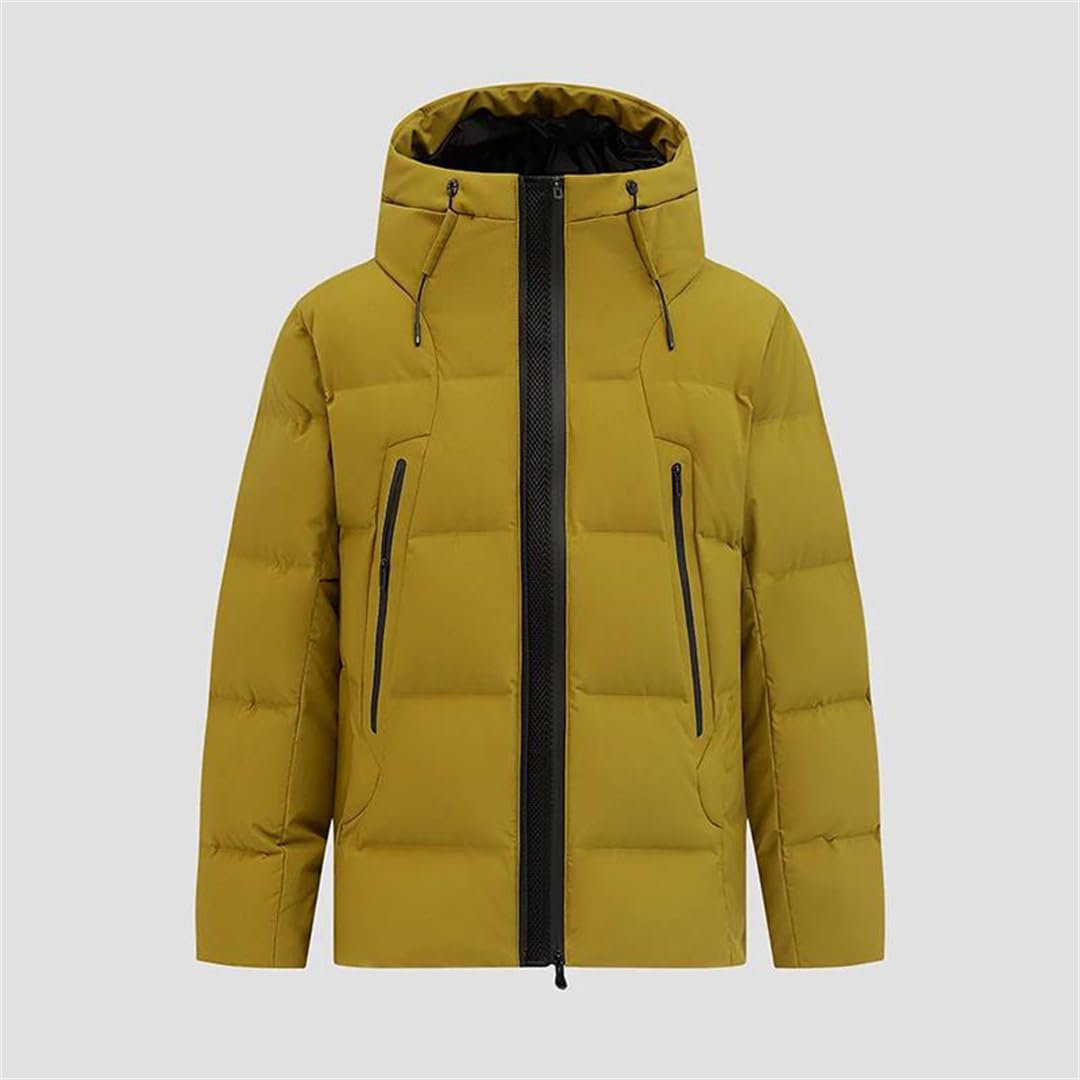 Mens Outdoor Duck Down Jacket Casual Warm Puffer Coat Streetwear Loose