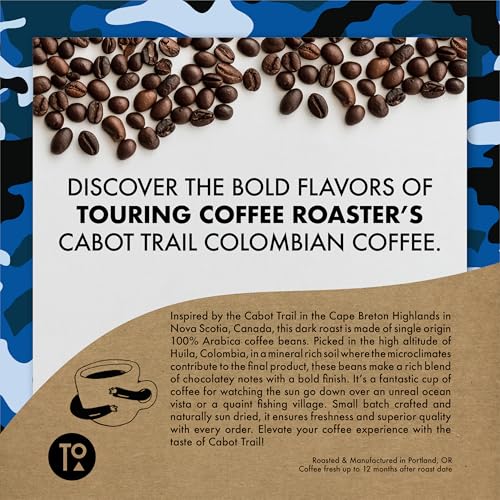 Touring Coffee Roasters Cabot Trail Café en Grano 12 oz miniatura 2