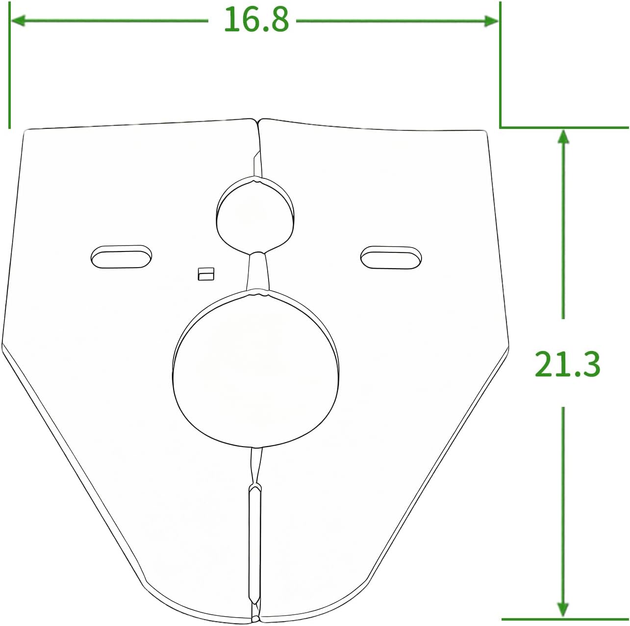 Soundproofing for toilet and bidet - Quiet Soundproof Pad, Easy Installation, Stops Flush V