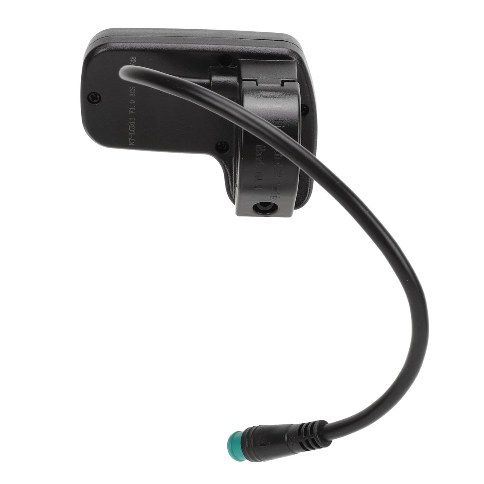 Electric Bicycle LCD Display Connector Data Display Meter 24V 36V 48V Universal for Electric Bike Multifunctional Speed Power Gear Mileage Display for Cyclists ABS Material