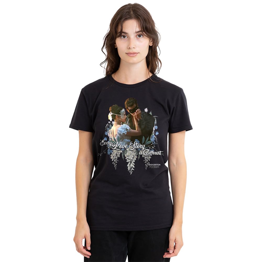 Bridgerton Women's Benedict And Sophie T Shirt Black - XL