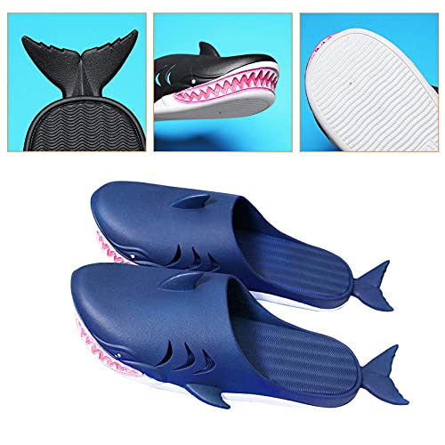 Riou Pantofola Modello Squalo da Uomo，Ciabatte