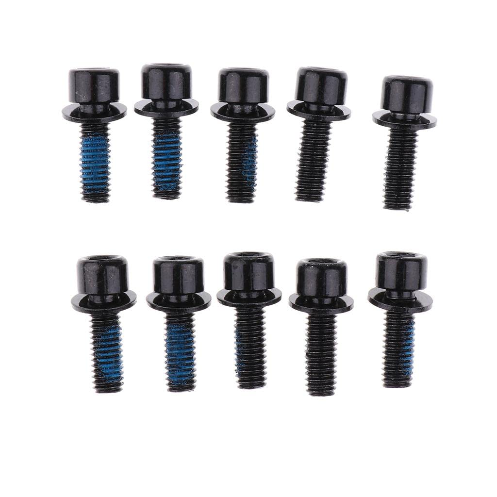 CALANDIS 10Pcs Mountain Bike Brake Rotor Bolts Screws 16.5Mm Aluminium Alloy Disc Bolt-picture-27