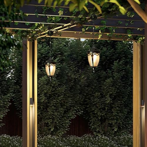 Plafonnier vintage suspendu avec douille E27 pour jardin et cour