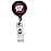 aminco NCAA Wisconsin Badgers Badge Reel, Black, Large