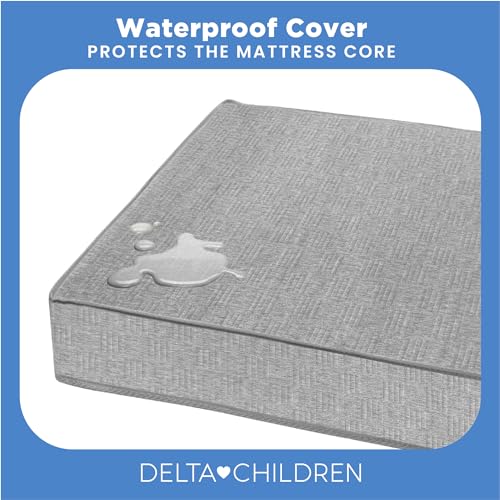 Delta Children Sweet Beginnings Dual Sided Baby Crib Mattress and Toddler Mattress, GREENGUARD Gold and CertiPUR-US Certified, Firm Plant-Based Foam, Waterproof, 5 Year Warranty, Made in USA - image 3