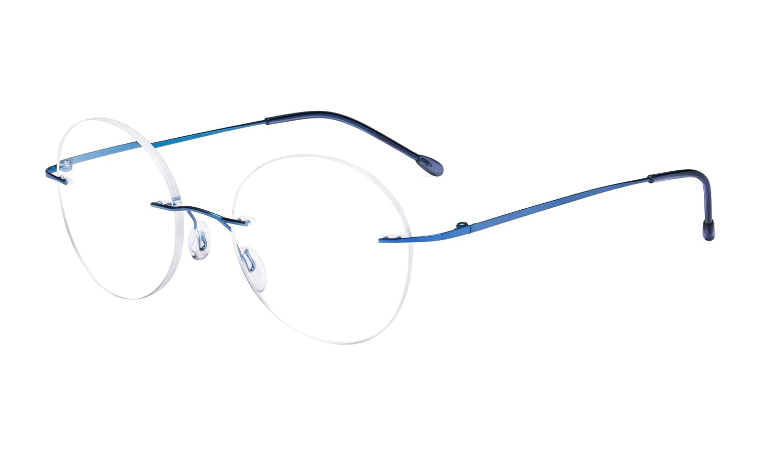 Eyekepper Frameless Reading Glasses Women - Round Rimless Readers Men Blue +1.25 - Review, Price and Buying Guide