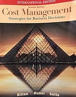 Cost Management: Strategies for Business Decisions 0071216901 Book Cover