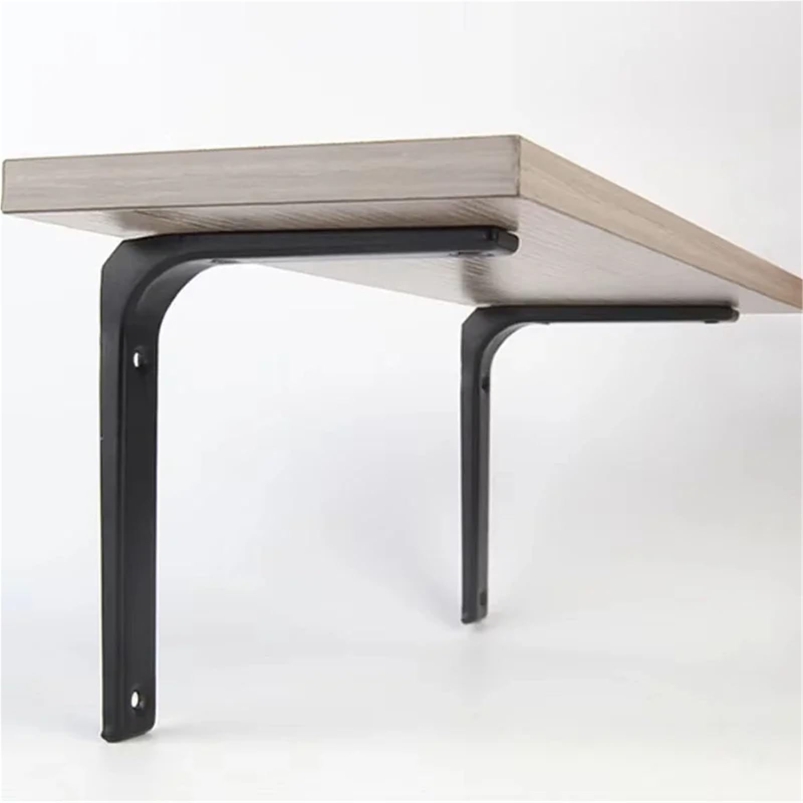 Escuadras Metalicas 2 soportes de montaje en pared for estantes acero inoxidable resistentes, ángulo blanco, for fijación muebles