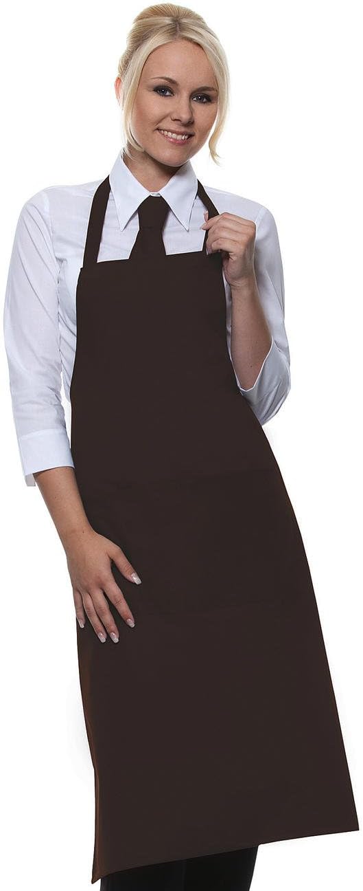 Karlowsky apron Denmark, LS 7 - Brown - One size
