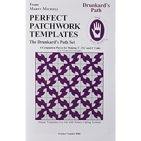 Marti Michell Perfect Patchwork Template Small Drunkard's Path, Pack of 4 Cover