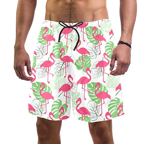 Maillots de bain pour hommes JDEZ à séchage rapide et motif tropical