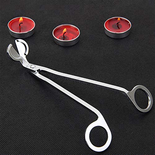 2 x Kerzendochtschneider, Dochtschneider, Dochtschere, Duftkerzenliebhaber, Docht Edelstahlschneider, Öllampe, Kerzenzubehör, Trimmer Schere (Silber) (2) - Image 8