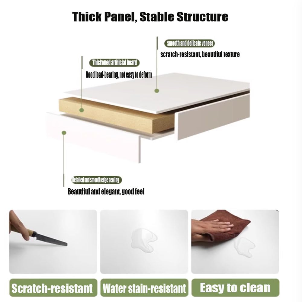 Tavolino Da Letto Regolabile,Tavolino Sopraletto Regolabile Da 115-210 Cm Con Ruote Tavolino Sopraletto Con Gamba In Acciaio Resistente Adatto Per Camera Da Letto/studio/soggiorno(Color:black)