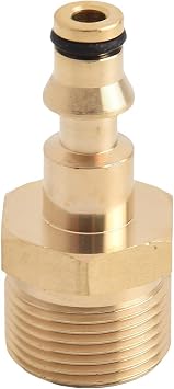1 Pc Solid Brass M22 Male Adapter For High Pressure Washer Hose Pipe, Quick Connector Convert Toolfor lavor