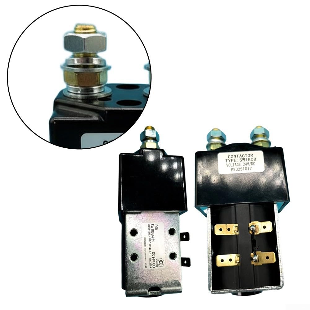 Relè solenoide contattore 24 V compatibile SW180B-751 interruttore di servizio per verricello controllo motore circuiti industriali corpo (modello importato)